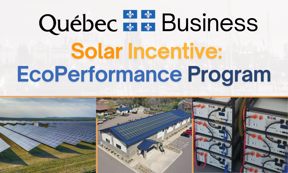 Quebec Business Solar Incentive: EcoPerformance Program