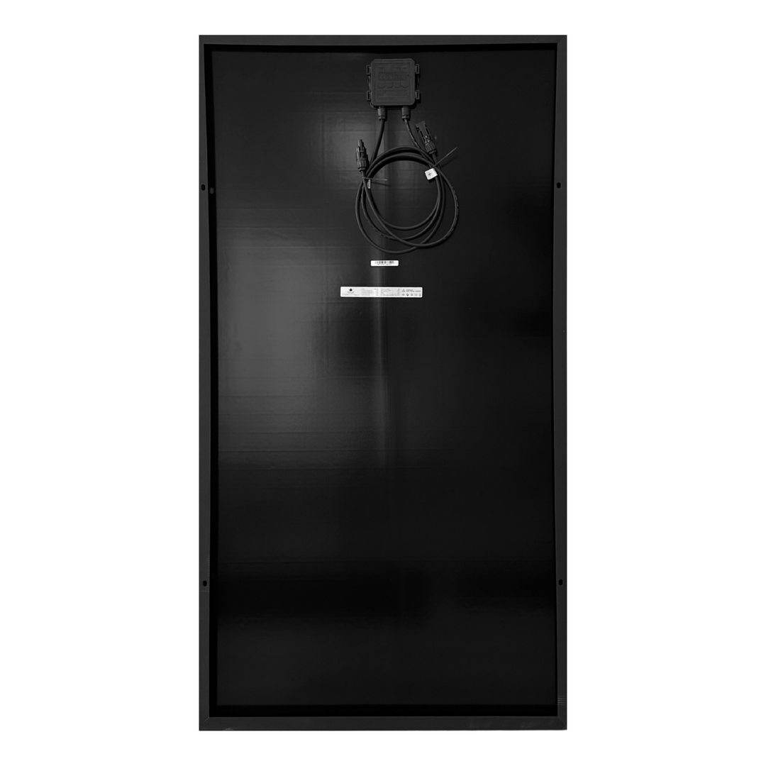 Maple Leaf 170W Mono Rigid Solar Panel - All Black | IP67 Junction Box & MC4 Cable | Monocrystalline Cells - OPEN BOX