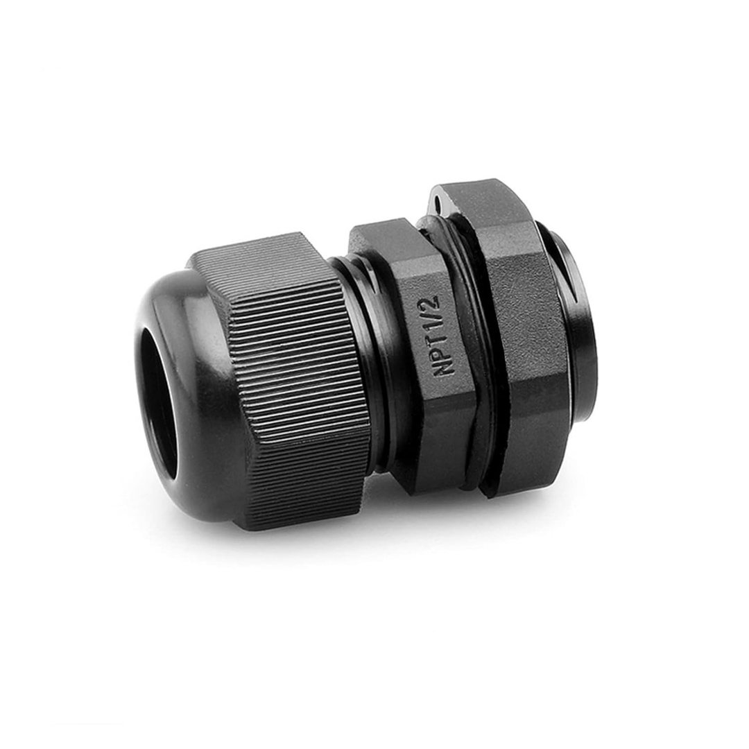 Waterproof Cable Gland Fittings for Solar Panels – NPT Thread, IP68, Weatherproof Wire Connectors for Junction Boxes, Inverters, Outdoor Electrical Enclosures