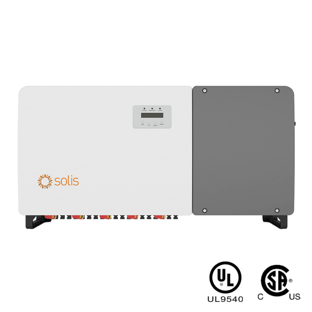 Solis (S5-GC100K-US-APST) 100kW 1000Vdc Three Phase Inverter - Operating Temperature (-30°C ~ +60°C ) | UL 1741 SA And SB Certified