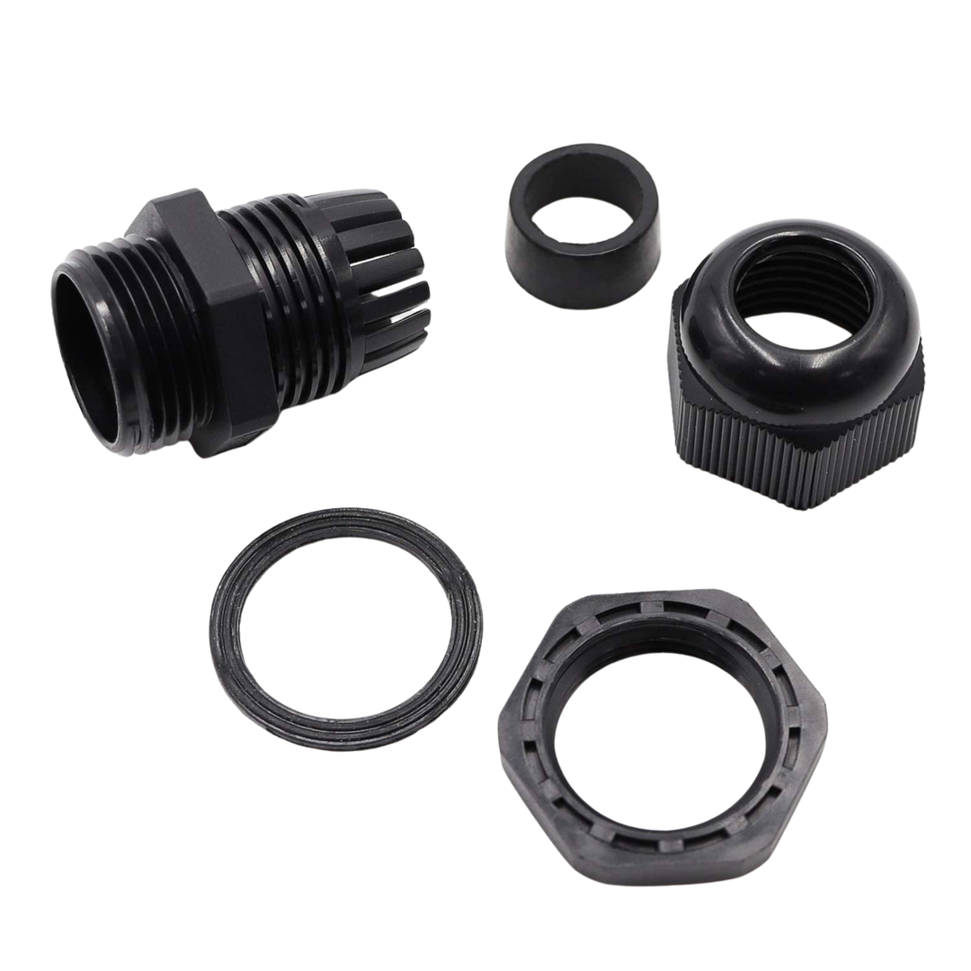 Waterproof Cable Gland Fittings for Solar Panels – NPT Thread, IP68, Weatherproof Wire Connectors for Junction Boxes, Inverters, Outdoor Electrical Enclosures