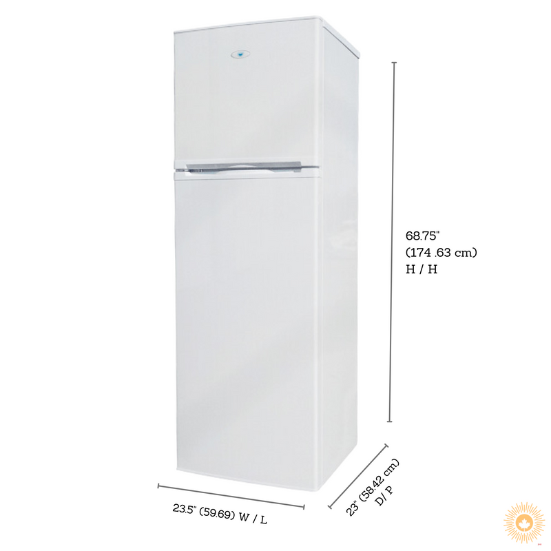 Mistral 12V/24V Solar Refrigerator 11.7 cu.ft (Réfrigérateur solaire 11.7 pi3) - High Quality Fridge & Freezer | For Off-Grid Properties