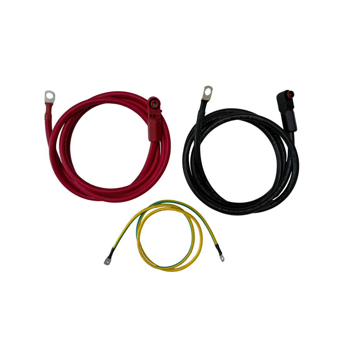 Maple Leaf Beaver Battery 2 AWG Battery Cable Kit (Cables + Grounding)