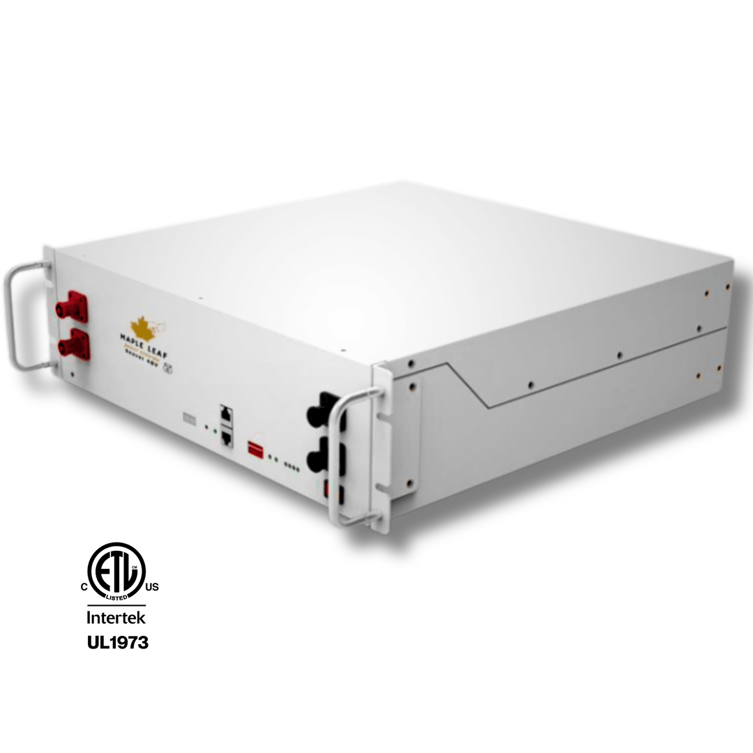 Maple Leaf 48v 100Ah Server Rack Beaver LiFePO4 Battery - W/ Advance BMS | Refurbished