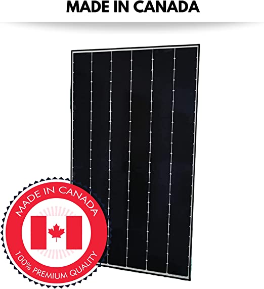 Shingled 680 Watt Solar Panel (Panneau Solaire 680w) - All Black 340w Canadian Panels | W/ CSA Approval, For On-grid, Off-Grid & Hybrid Applications