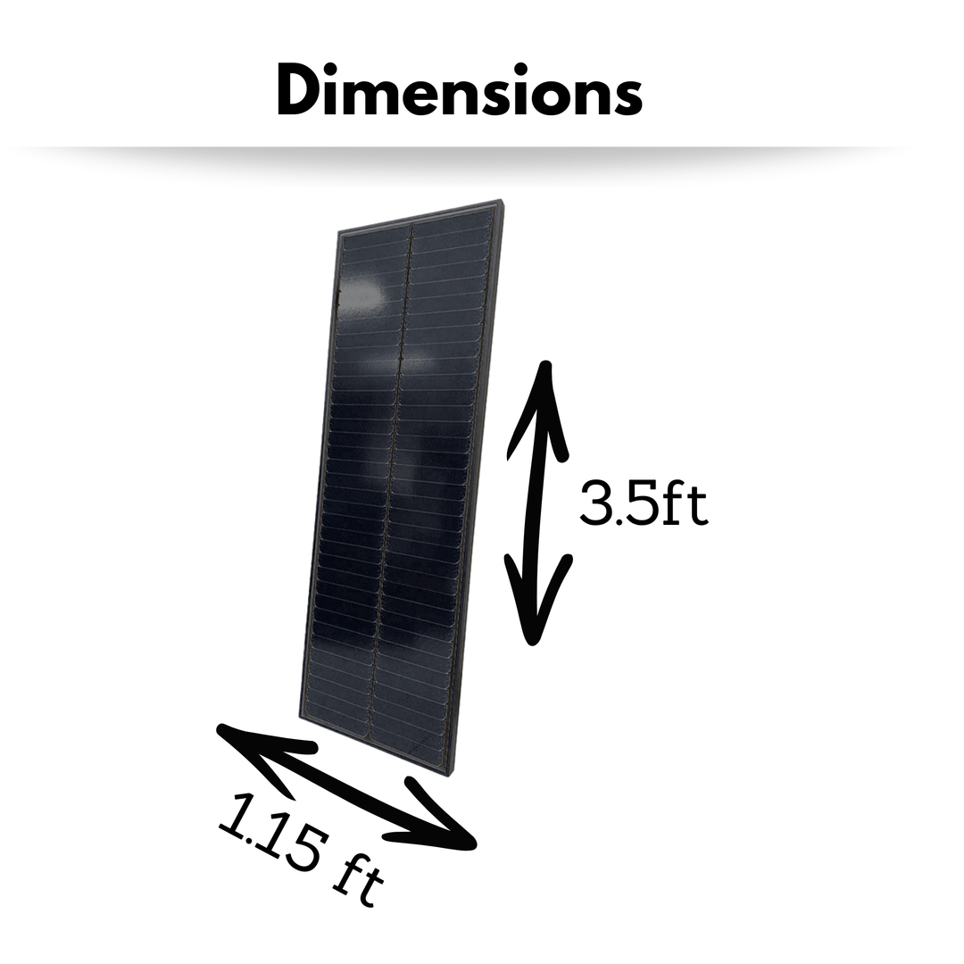 Extra Compact 70w Monocrystalline Shingled Solar Panels