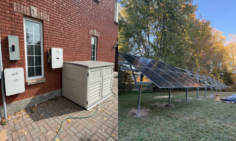 Solar Project: Akhtasr A.'s Hybrid Fox ESS Solar Installation in Gilford, ON