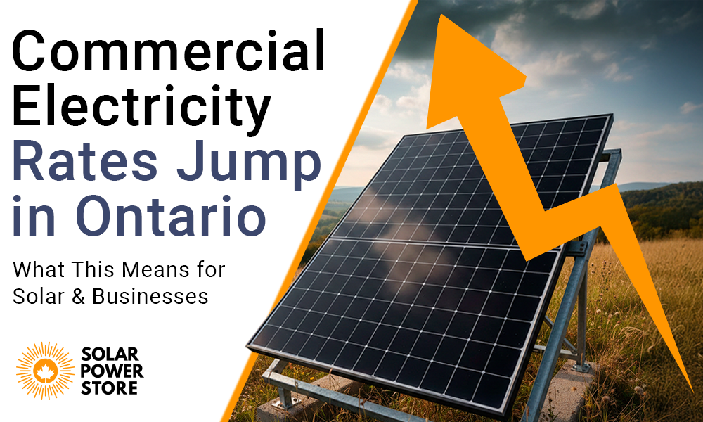 Commercial Electricity Rates Jump in Ontario - What This Means for Solar & Businesses