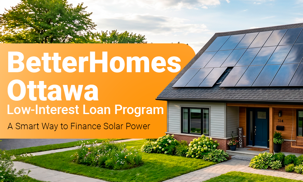 BetterHomes Ottawa Low-Interest Loan Program | Smart Solar Financing for Homeowners in Ottawa ON