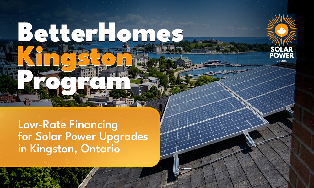 BetterHomes Kingston Program | Low-Rate Financing for Solar Power Upgrades in Kingston Ontario