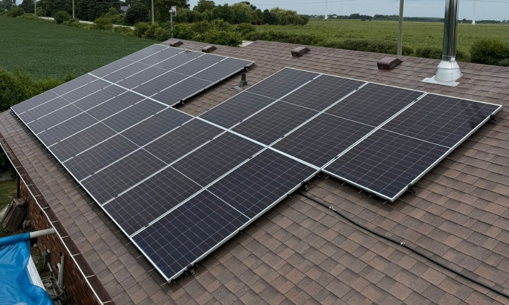 Solar Project: Ron N's 18-Panel Grid-Tied Project in Harrow, Ontario