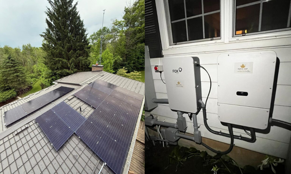 Solar Project: Simon H's 15.96 kW 28 Panel Hybrid Solar Setup in Lakeside, ON