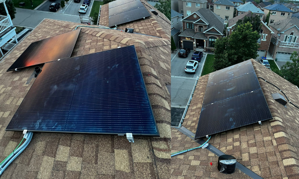 Solar Project: Yi's Simple 12-Panel Grid-Tied Setup in Vaughan, Ontario