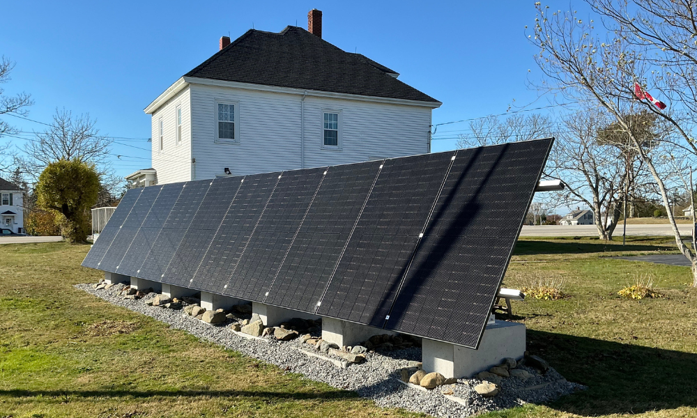 Jim C's DIY Ground Mount Solar Installation in West Pubnico, Nova Scotia
