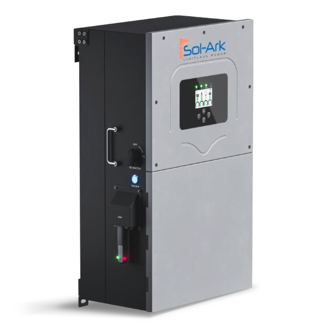 Sol-Ark 18K-2P Premium Hybrid Inverter (Limitless 18K-2P-LV)  Whole-Home Backup | 18 kW Continuous / 36 kW Surge | 48 V Battery | 10-Year Warranty