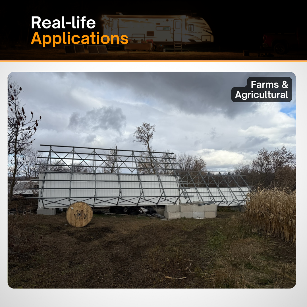 Shipping Container Mount System for Solar Panels | Heavy-Duty Solar Power Mounting System to Convert Shipping Container