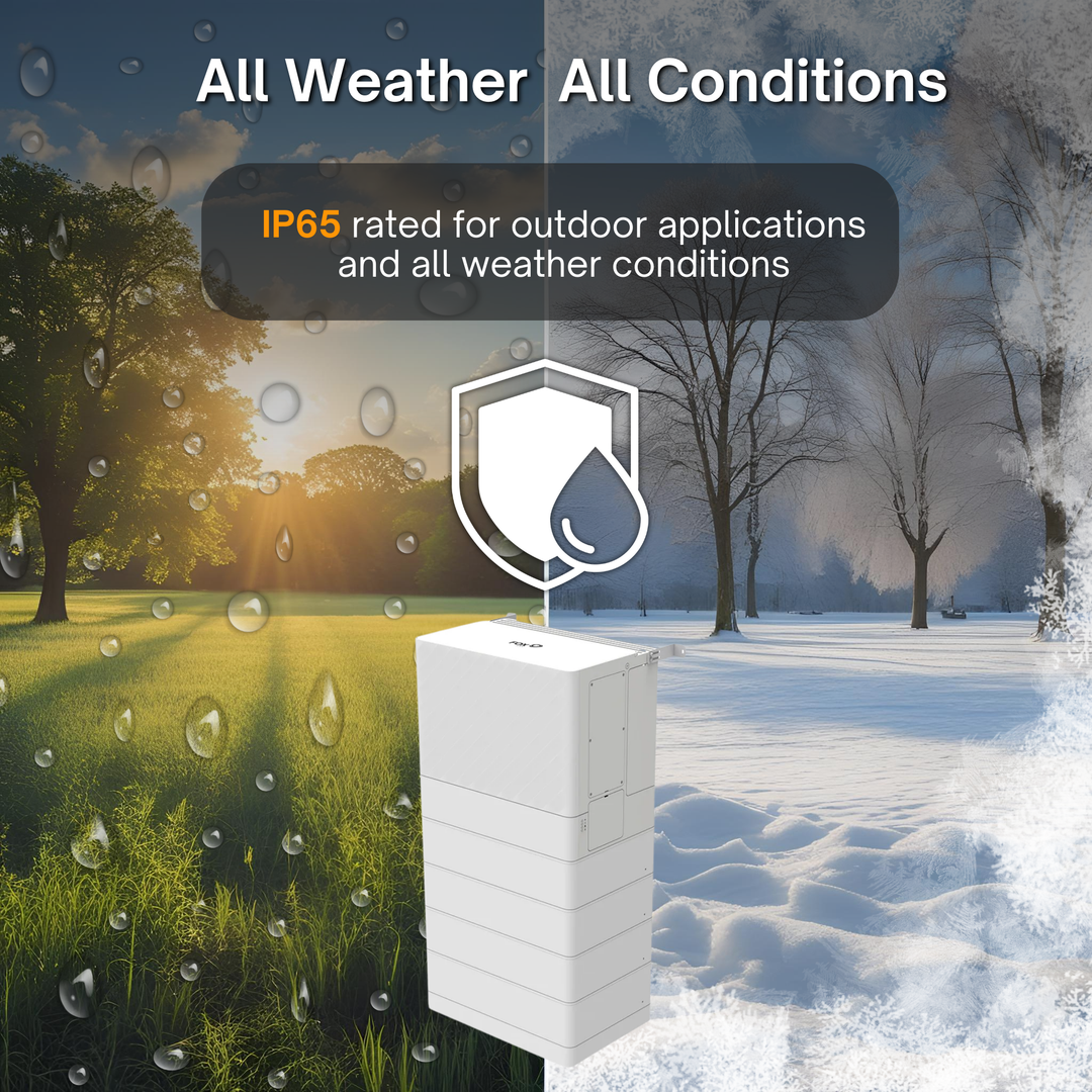 Fox AIO PowerQ – All-in-One Residential Inverter and Energy Storage System | Hybrid Solar Inverter + Lithium Battery Backup | Off-Grid, RV, Cabin, Marine, Home Backup Power