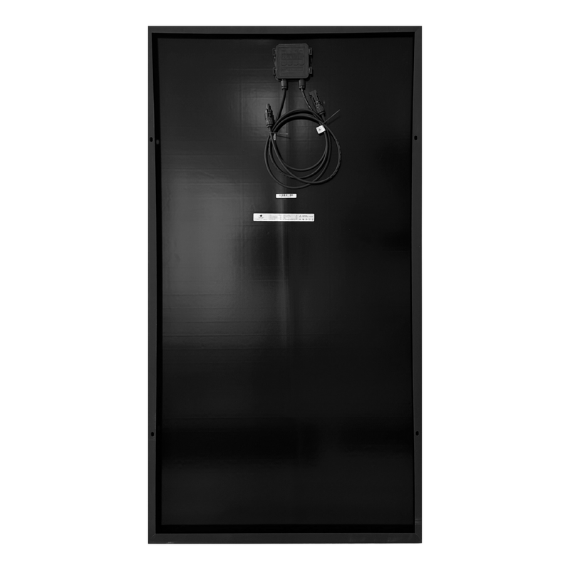 Maple Leaf 170W Mono Rigid Solar Panel - All Black | IP67 Junction Box & MC4 Cable | Monocrystalline Cells - OPEN BOX