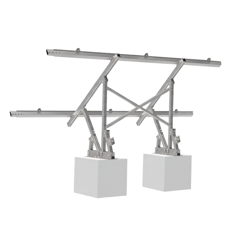 Maple Leaf Goose Ground Mount Bundles | Angle-Adjustable Solar Power Ground Mount Base Kits with Hurricane Upgrades | Bundles for 3, 4, and 6 Solar Panels