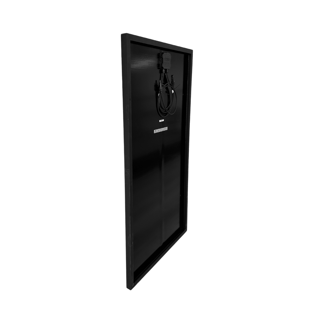 Maple Leaf 170W Mono Rigid Solar Panel - All Black | IP67 Junction Box & MC4 Cable | Monocrystalline Cells - OPEN BOX