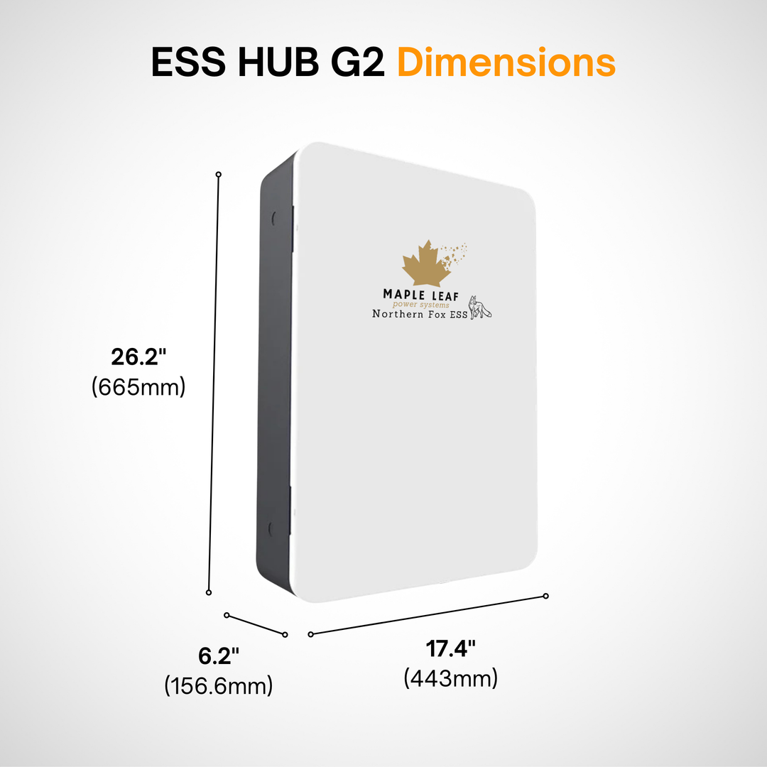 Maple Leaf Northern Fox ESS HUB G2 | 48kW Smart Energy Management | 240V Split-Phase | Generator & Inverter Compatible | UL & CSA Certified | Type 3R Outdoor Rated