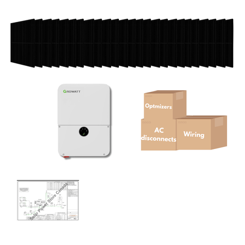 Kit di Accumulo (Growatt + Batteria Growatt + Canadian) da 3 kW – Discount  Fotovoltaico