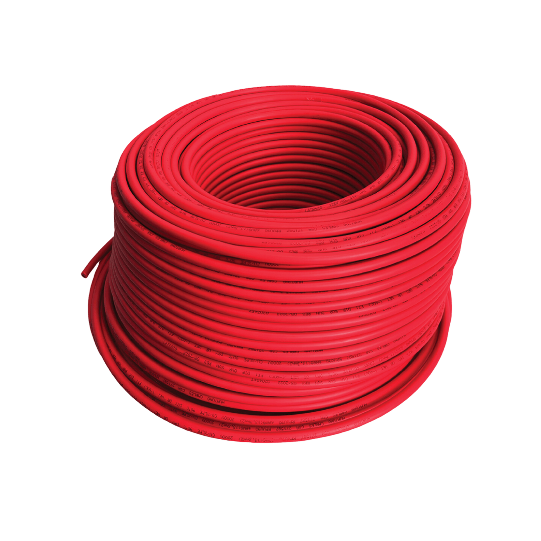 Maple Leaf Red 6AWG 500Ft Solar Extension Cable - Tinned Copper Wire | From RVs To Automotives | For Both Indoor & Outdoor | CSA Certified