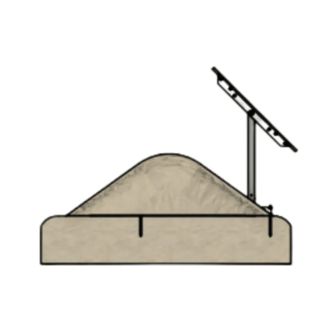 IntegraRack IR-G Series IR EarthBallast™ Mounting Kit -  Durable Geotextile Material | W/ High-Strength Epoxy for Secure Adhesion