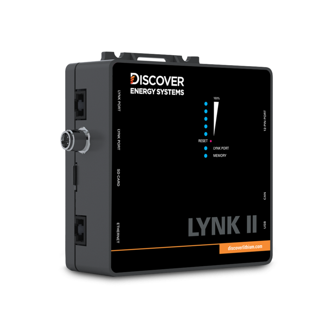 LYNK II Communication Gateway for LiFePO₄ & Discover AES Batteries – Real-Time Battery Monitoring, Faster Charging Solar Gateway, Remote SOC Monitoring, Off-Grid Inverter Charger Integration, Solar System Optimization & Data Logging