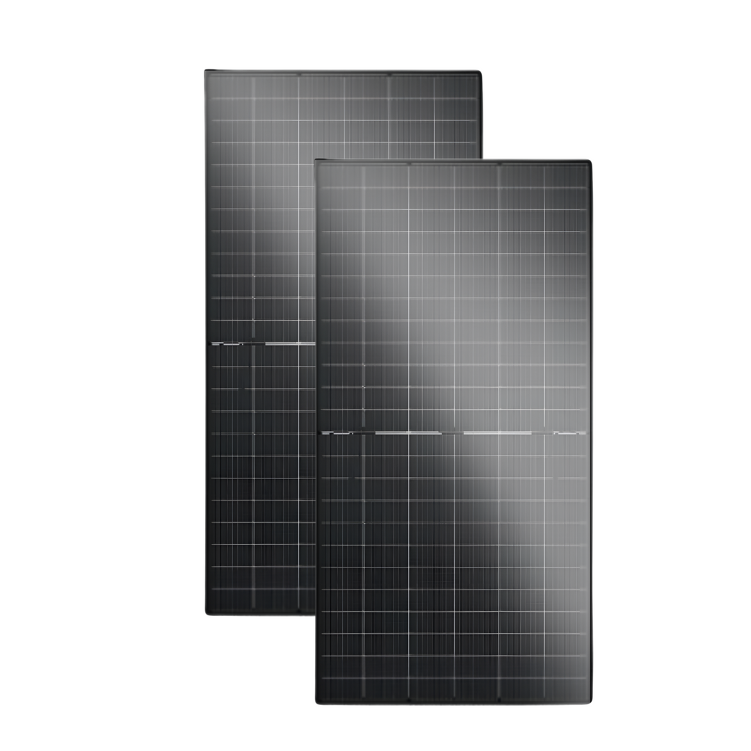 Maple Leaf All-Black Bifacial Solar Panel 570W | N-type Mono Cells | OPEN BOX