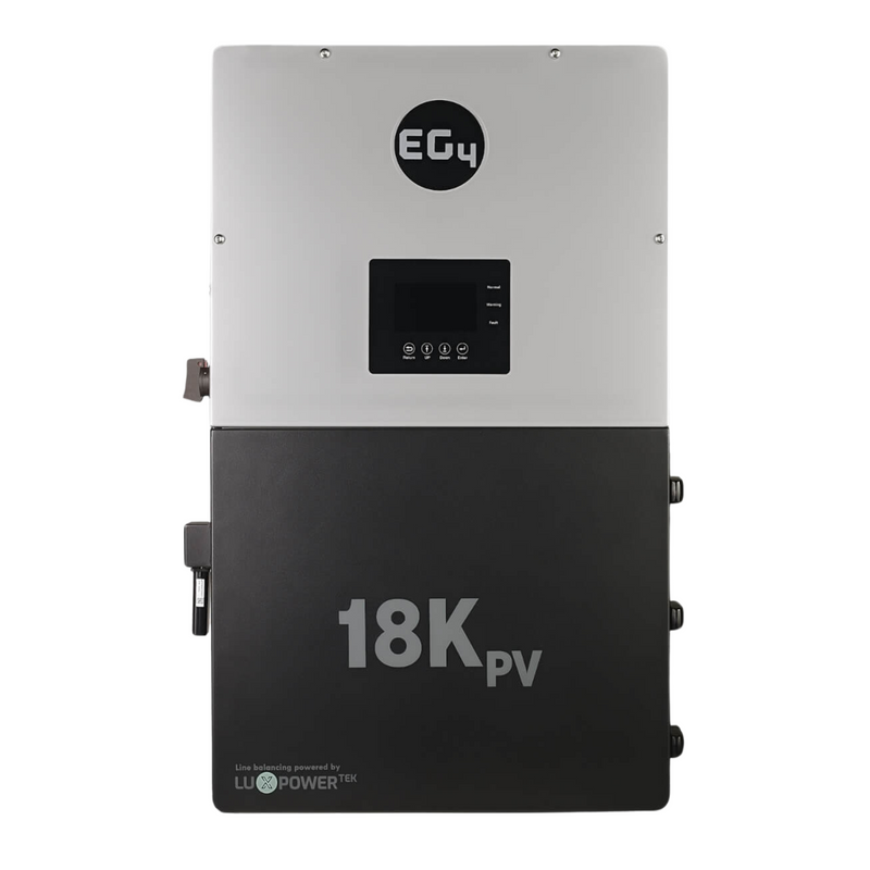 EG4® 18KPV Hybrid Inverter - 48V Split Phase 120/240VAC | Pure Sine Wave | 18kW PV Input / 21kW Max | 12kW Output | CSA, UL1741, ETL & cETL Certified