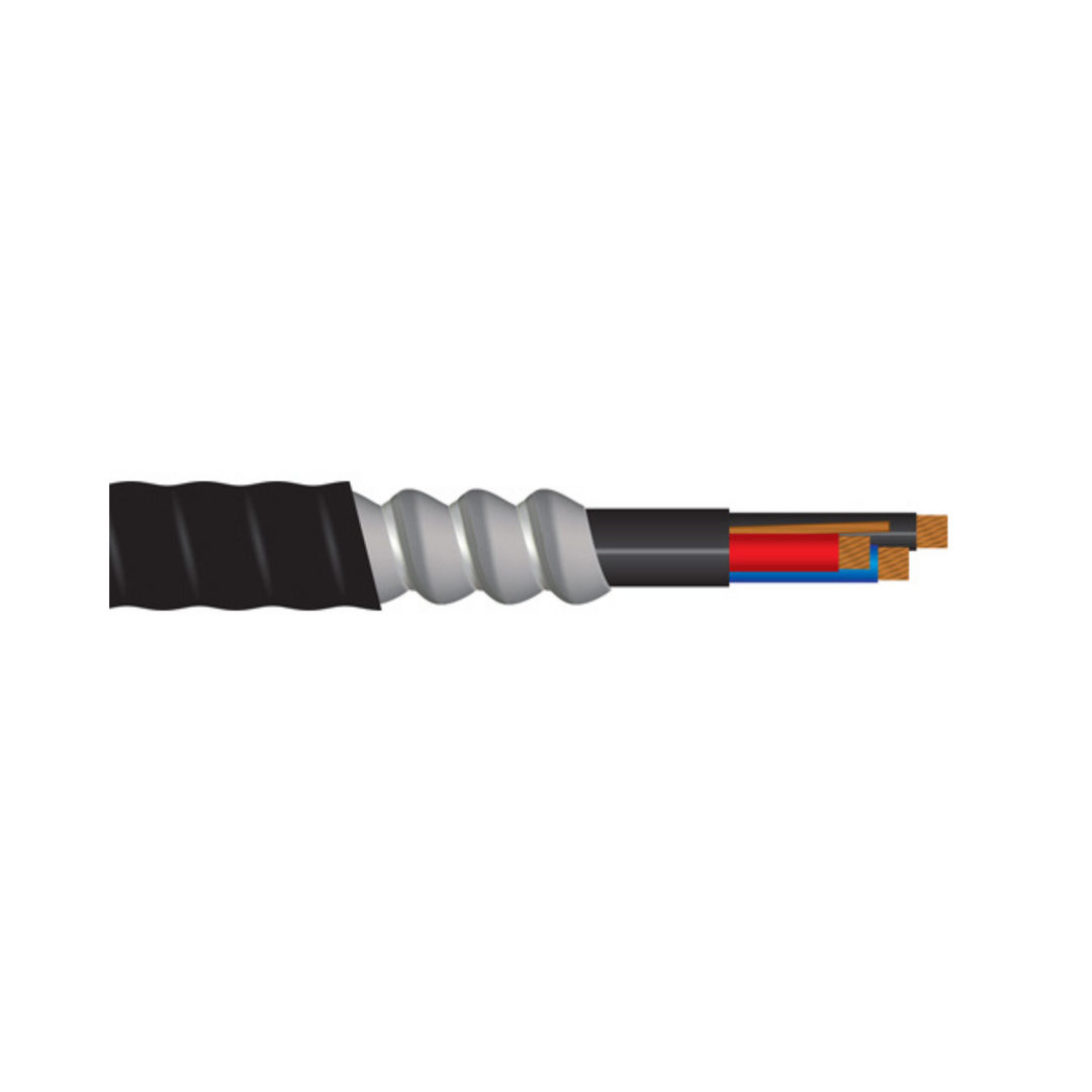 Copper Teck Cable 600V | CSA Approved Armoured Electrical Cable | Direct Burial Compatible
