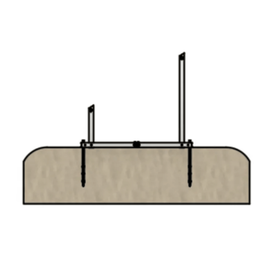 IntegraRack IR AnchorSpike™ Mounting Kit (22 Pack) - Innovative Barbed Aluminum Spikes | W/ Ultra-Strong Two-Part Epoxy