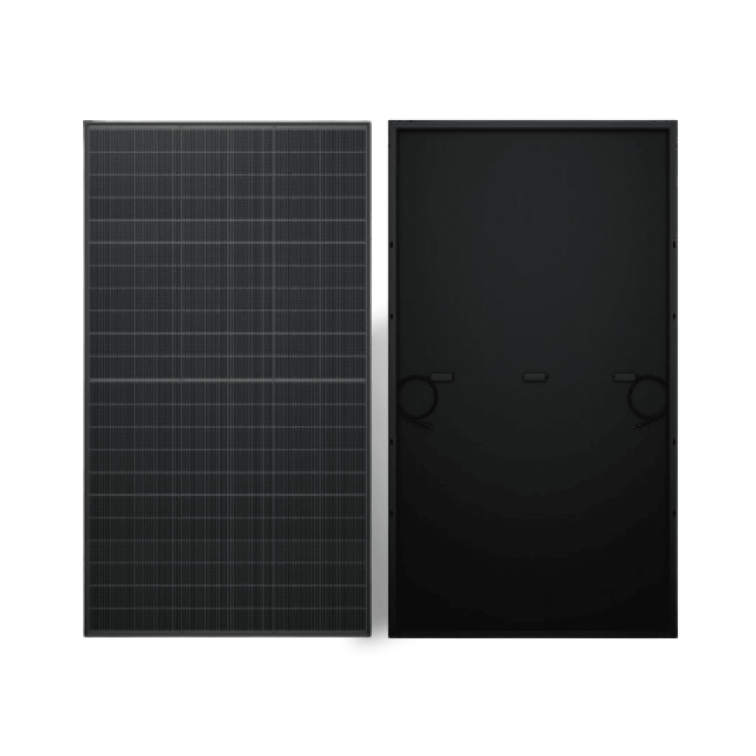 Maple Leaf 520W Monofacial Panel - N-type TOPCon Full Black Solar Module | 10-30% Additional Energy | Aluminum Frame | IP68 Rated | Mc4 Connectors