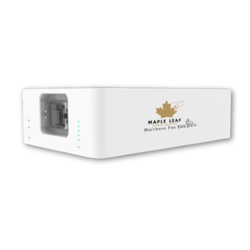Maple Leaf Northern Fox ECM4000 Master Battery Module | IP65 Outdoor Rated | 90% DoD | LiFePO4 | UL9540 Certified