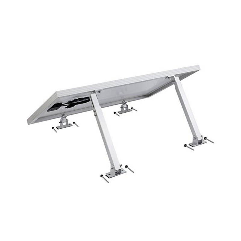 Maple Leaf Solar Panel Mounting Kit | 15–30° Adjustable Tilt Brackets for RV, Roof & Off-Grid Use |  Heavy-Duty Aluminum, Waterproof, Easy Install