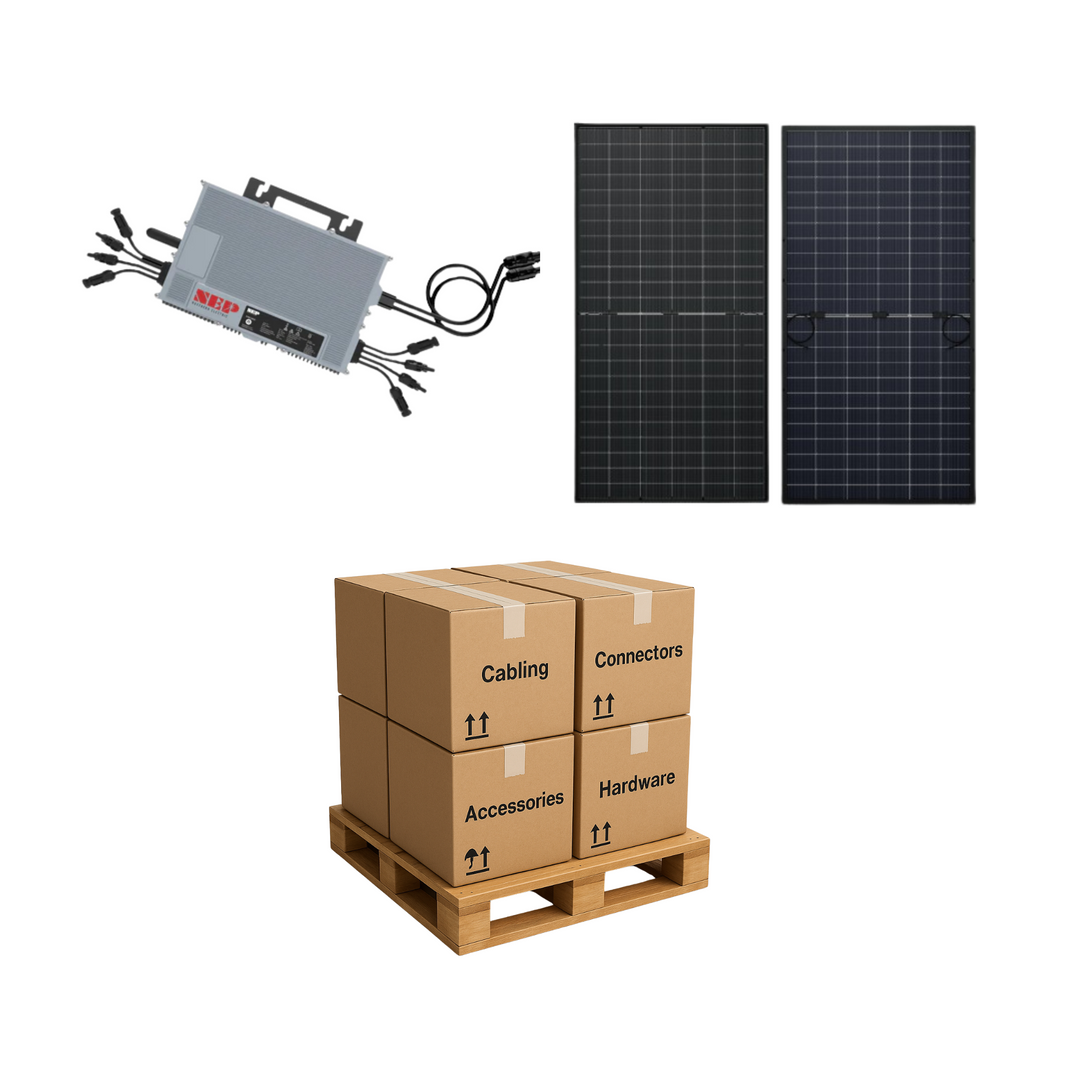 Maple Leaf Solar Kit with NEP 2000W Microinverters | Expandable 6kW to 18kW Grid-Tied System