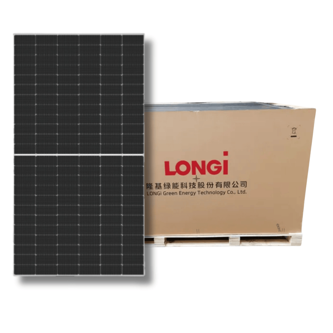 LONGi Hi-MO5 31 Pallet Of 550W Solar Panels - 144 Cell MC4 Silver - White 35mm, 1400mm Cables