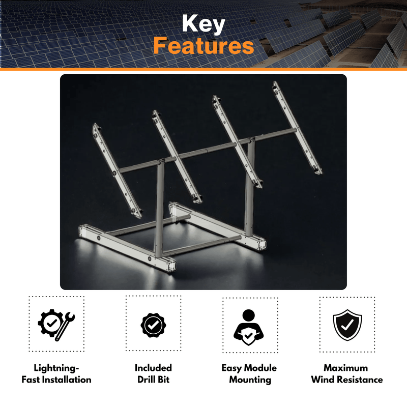 IntegraRack IR-G Series IR Concrete Slab/Foot Anchor Bolt Mounting System - Heavy-Duty Anchor Bolts | Included Drill Bit with Precision Drilling | Maximum Wind Resistance