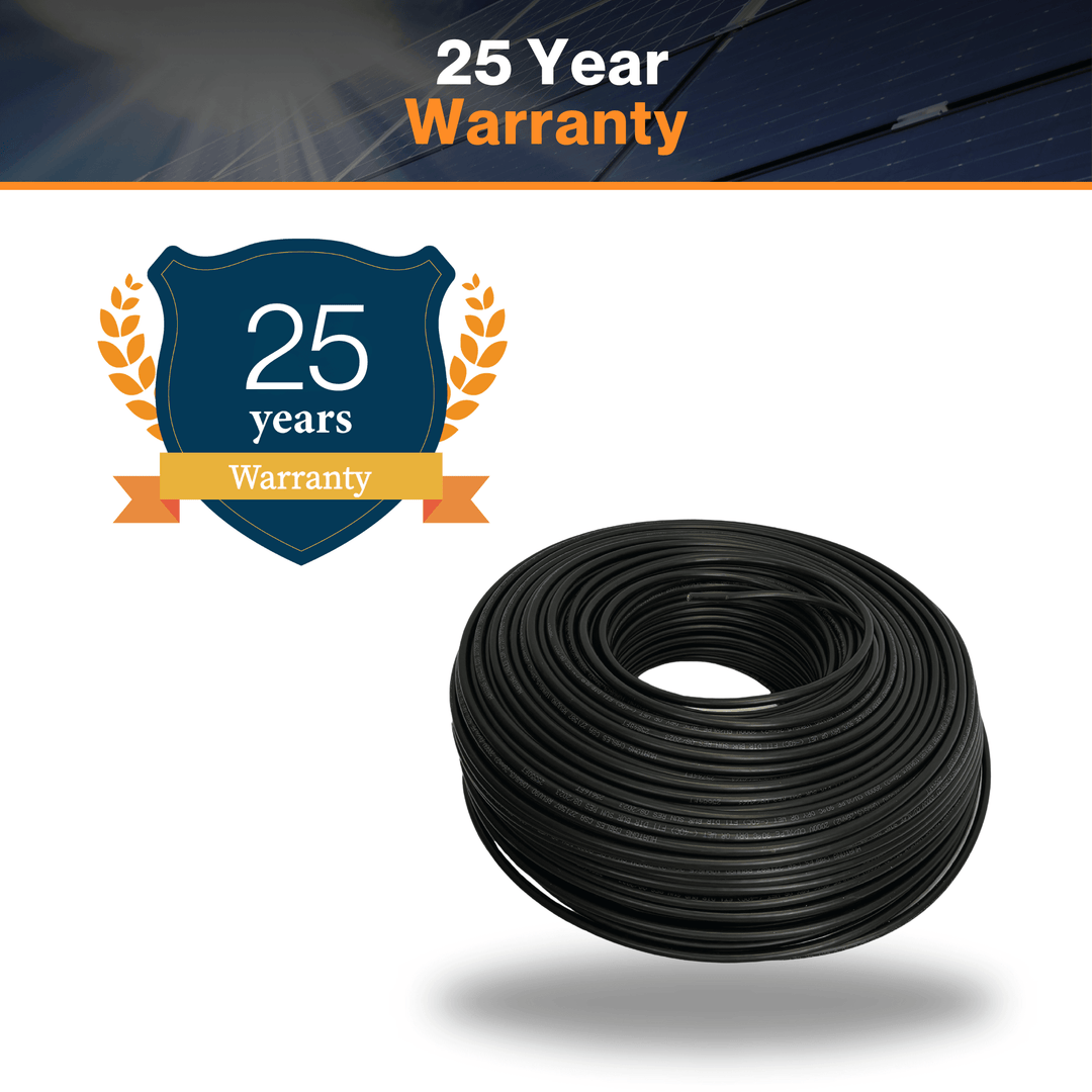 Maple Leaf Black 10AWG 500Ft Solar Extension Cable - Tinned Copper Wire | From RVs To Automotives | For Both Indoor & Outdoor | CSA Certified