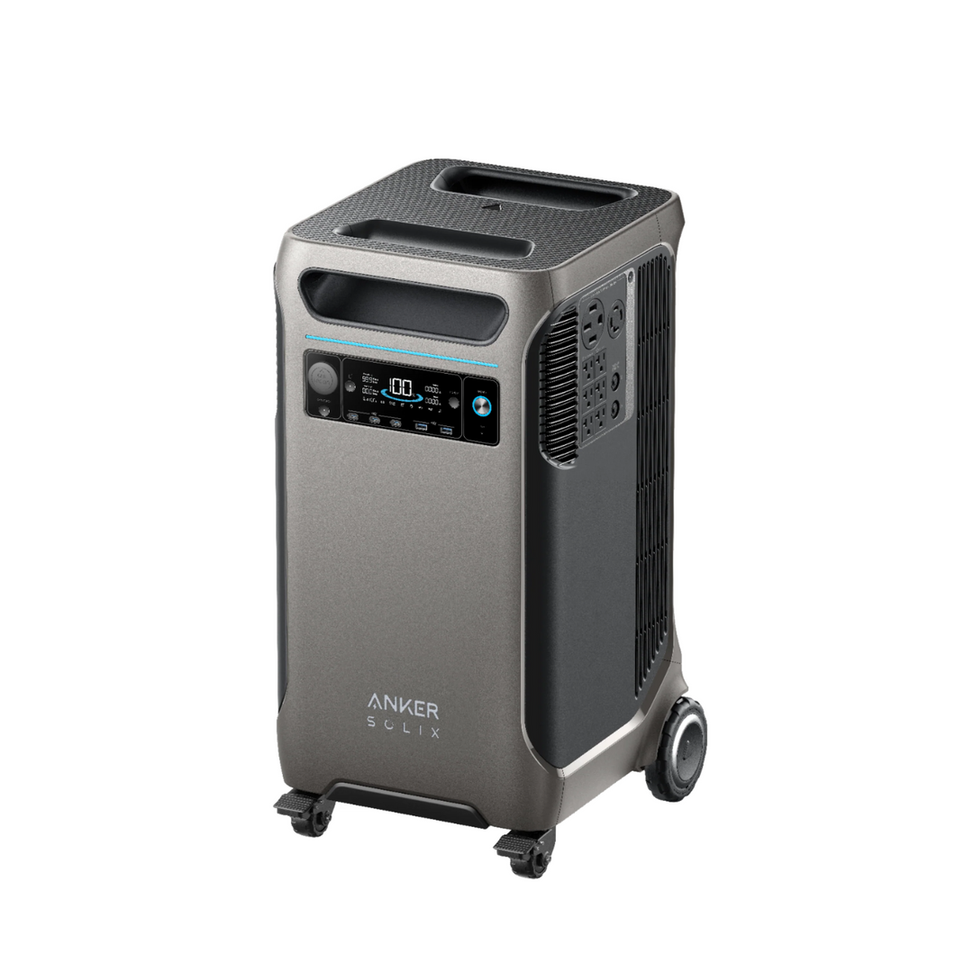 Anker SOLIX F3800 Portable Power Station – 3,840Wh, 6,000W LiFePO4 Battery Backup Generator | Solar-Compatible, 120V/240V Split-Phase Inverter, Expandable for Whole Home Backup, Off-Grid & RV Power