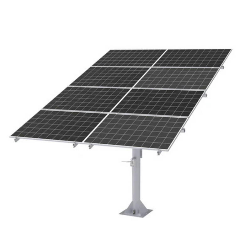 Elios Arbora P8 Pole Mount System – Holds 8 Large Solar Panels | 15°~70° Tilt Angle | 1.4kN/m² Snow Load | 55m/s Wind Speed Rating