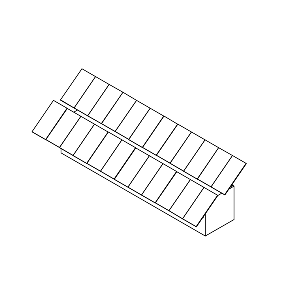 40ft Shipping Container Solar Panel Mounting System | Maple Leaf Goose Mount Angle-Adjustable Design | Off-Grid Power, Portable Power, Residential / Commercial