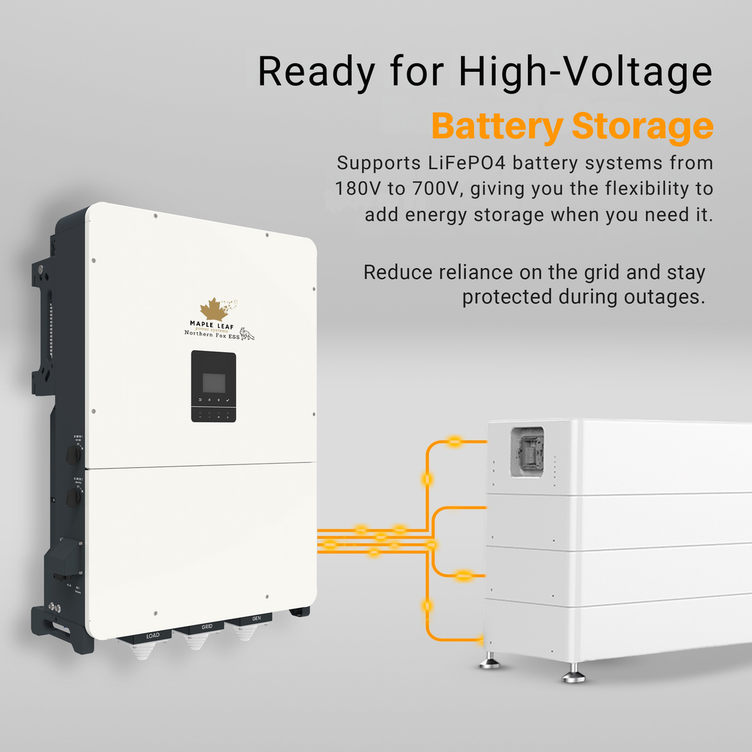 Fox ESS H3 Plus 208/220/240V Three-Phase Hybrid Inverter 37.5kW–70kW | 220V Commercial Solar Inverter | LiFePO4 Battery Ready | Grid-Tied & Off-Grid Backup | WiFi Monitoring