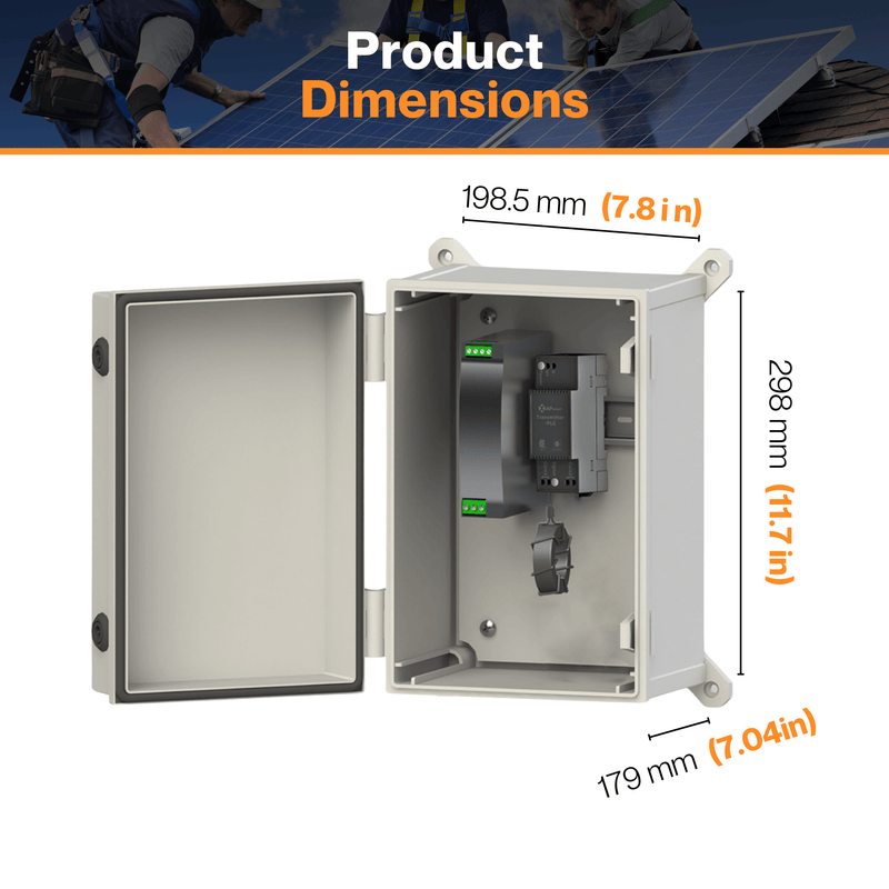 AP Smart Single Core Transmitter - PLC | Outdoor Kit IP65 | 85-264VAC Power Supply