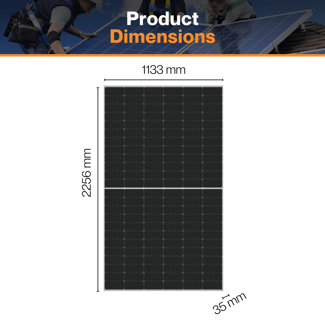 LONGi LR5-72HBD-540M 540W Bifacial Solar Panel | IP68 Rating Junction Box