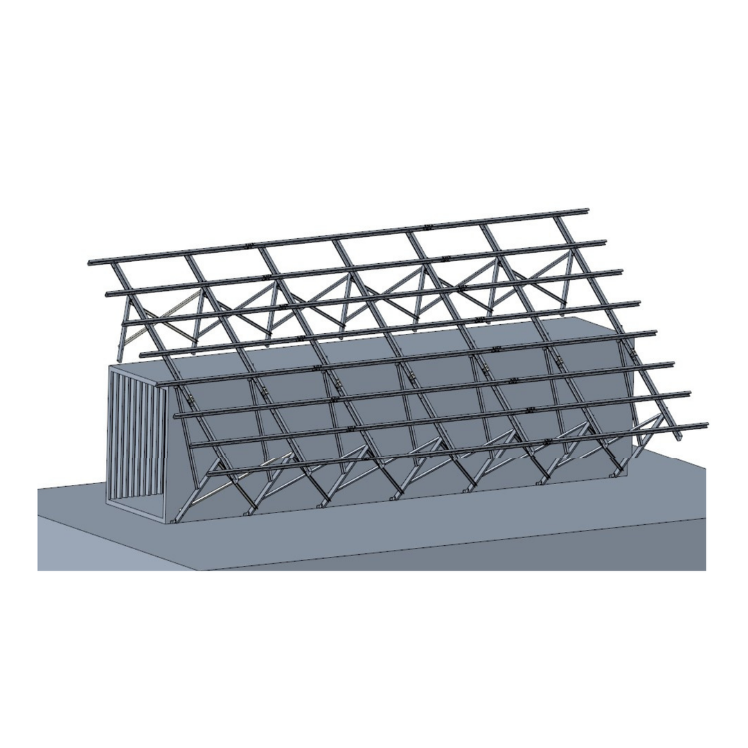 Shipping Container Mount System for Solar Panels | Heavy-Duty Solar Power Mounting System to Convert Shipping Container