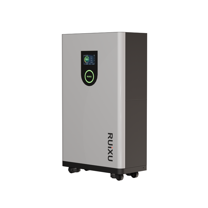 RUiXU Lithi2-16 16kWh LiFePO4 Battery | 51.2V 314Ah | Whole House Battery Backup | UL1973 UL9540A | Solar Battery Storage for Home | Off-Grid Power System | Outdoor Wall Mount & Mobile Design