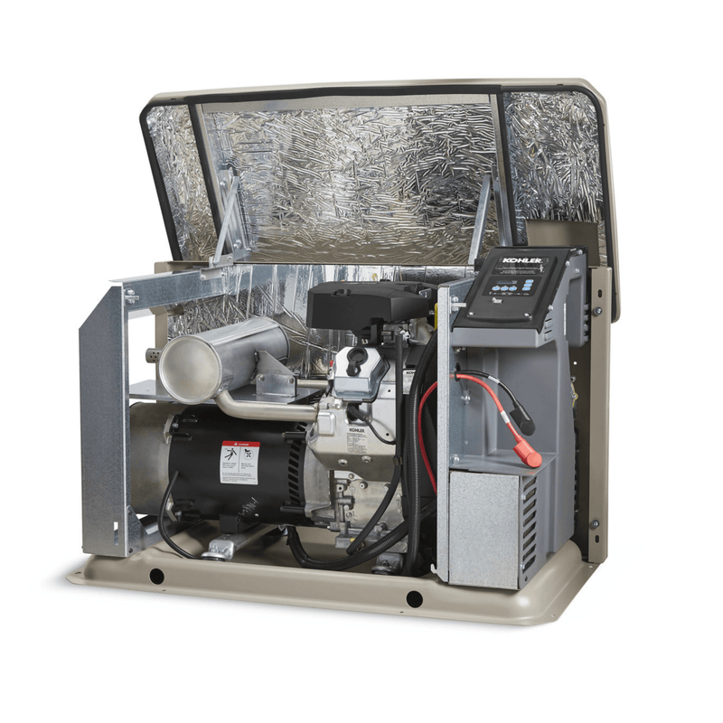 Kohler 14 KW Generator - W/ Aluminum Enclosure | EPA Certified Fuel System | Critical Silencer | RDC2 Generator Set / ATS Controller | CSA, cUL, and UL 2200 Certified