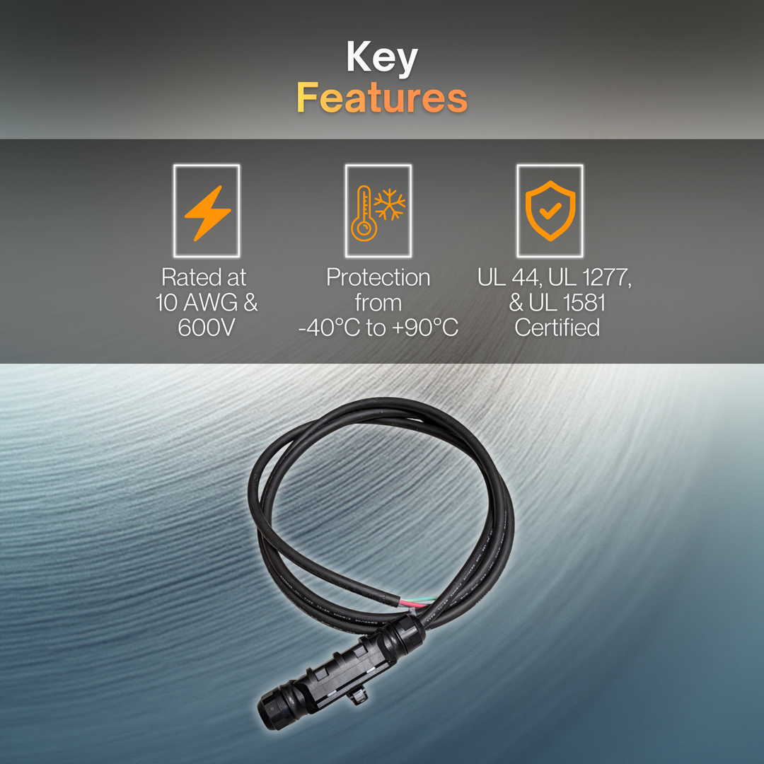 NEP AC Trunk Cable | 10 AWG Solar Microinverter Connection Cable